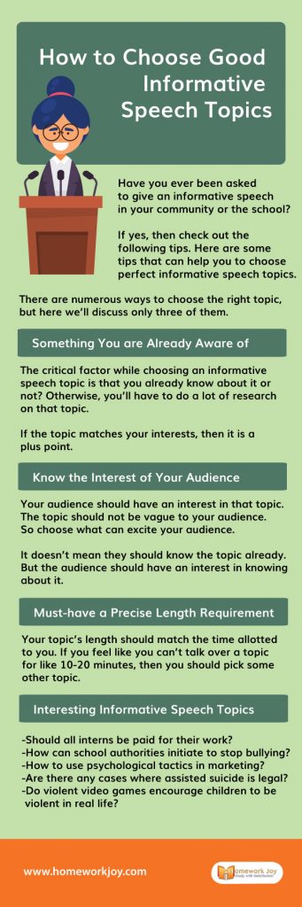 How to Choose Good Informative Speech Topics