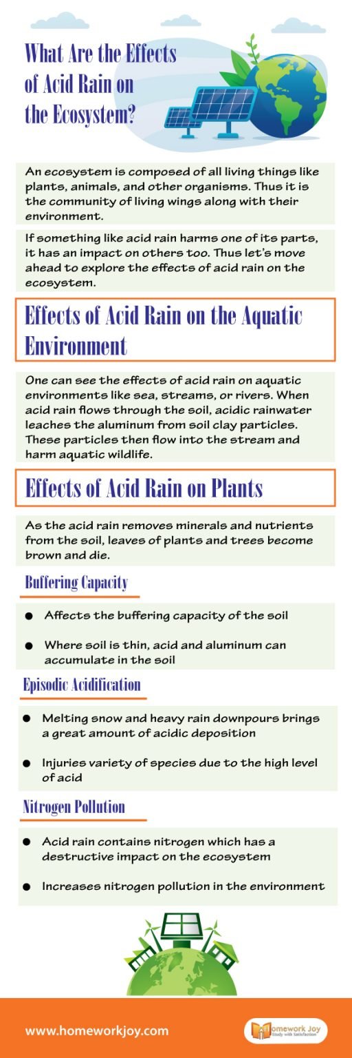 What Are the Effects of Acid Rain on the Ecosystem